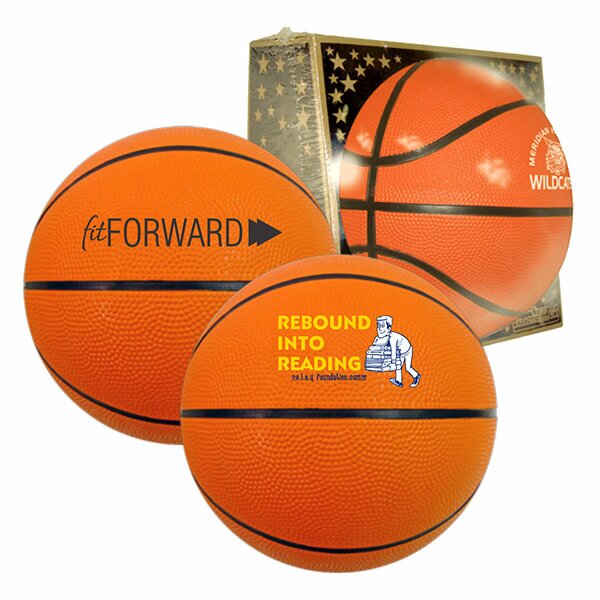 Main Product Image for Custom Printed Rubber Basketball - 29 1/2" Full Size