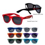 Rubberized Finish Fashion Sunglasses -  