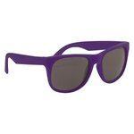 Rubberized Sunglasses - Purple