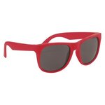 Rubberized Sunglasses - Red