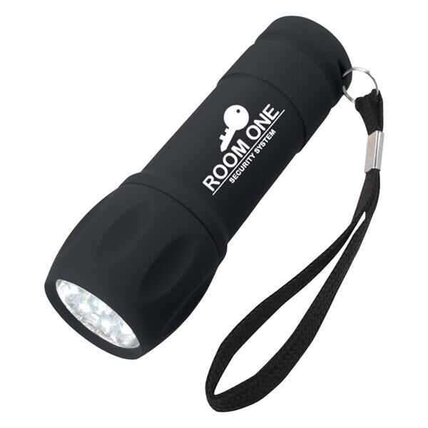 Main Product Image for Advertising Rubberized Torch Light With Strap