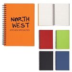 Buy Custom Printed Rubbery Spiral Notebook