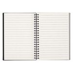 RUBBERY SPIRAL NOTEBOOK -  