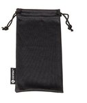 Sable Microfiber Drawstring Pouch - Black