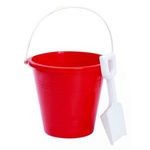 Sand Pail and Shovel - Red