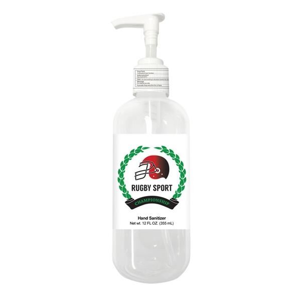 Main Product Image for Sanitizer with Pump - 12 oz.
