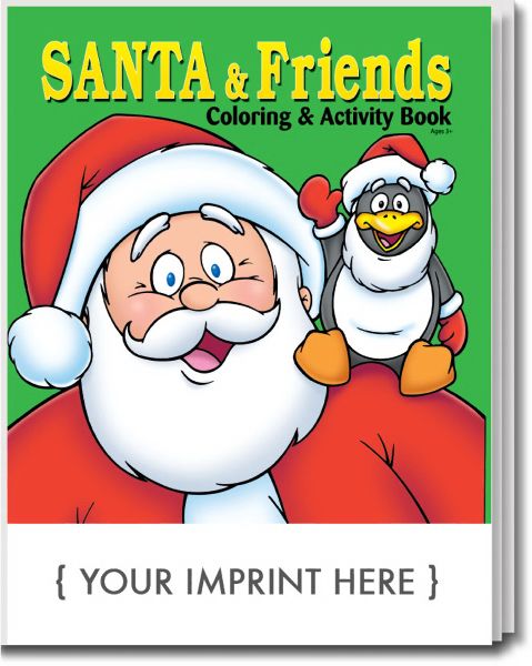 Main Product Image for Santa And Friends Coloring And Activity Book