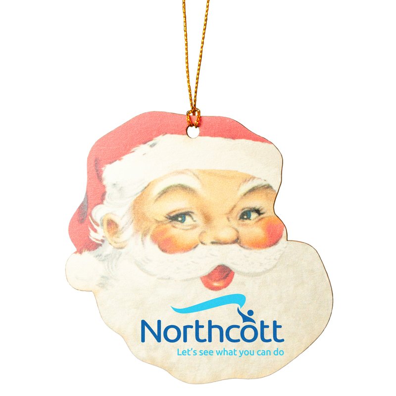 Main Product Image for Promotional Santa Ornament