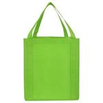 Saturn Jumbo Non-Woven Grocery Tote - Lime Green