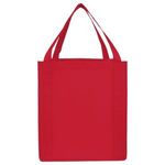 Saturn Jumbo Non-Woven Grocery Tote - Red