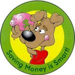 Buy Saving Money is Smart Sticker Rolls
