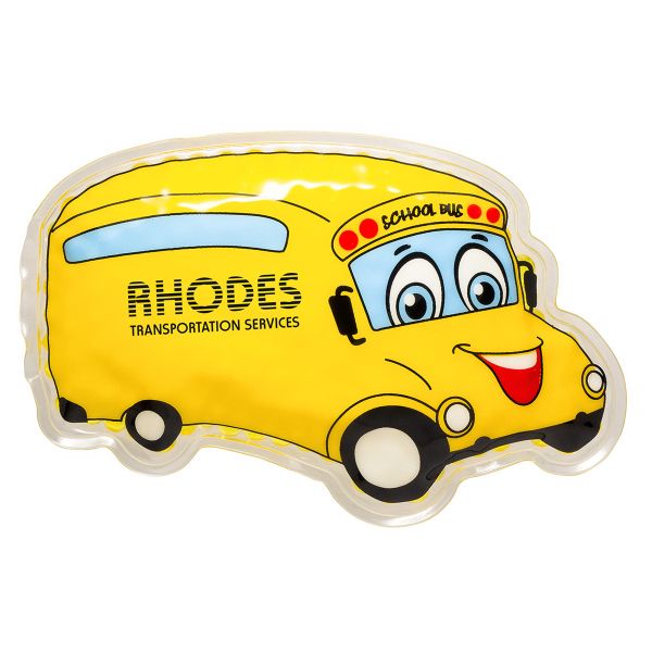 Main Product Image for Custom Printed School Bus Hot/Cold Pack