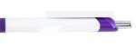 Scorpio Elite Retractable Ballpoint Pen - White-purple