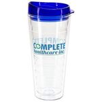 Seabreeze 22 oz Tritan™ Tumbler with Translucent Lid - Clear Blue