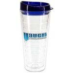 Seabreeze 22 oz Tritan™ Tumbler with Translucent Lid - Clear Navy Blue