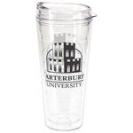 Seabreeze 22 oz Tritan™ Tumbler with Translucent Lid - Clear