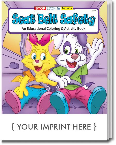 Main Product Image for Seat Belt Safety Coloring Book USA Made