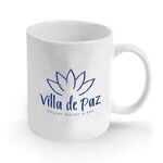 Seattle - 11 oz White Ceramic Mug -  