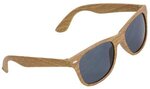 Sebring UV400 Wood Grain Sunglasses - Brown