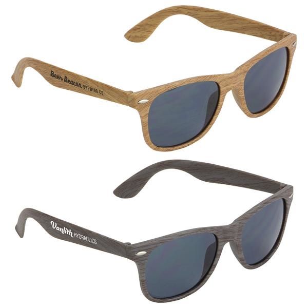 Main Product Image for Marketing Sebring Uv400 Wood Grain Sunglasses