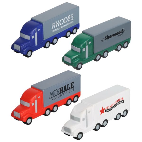 Main Product Image for Custom Printed Stress Reliever Semi Truck