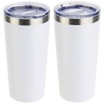 SENSO Classic 17 oz. Vacuum Insulated Stainless Steel Tumbler - White