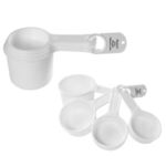 Set Of Four Measuring Cups - White