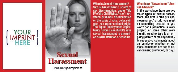 Main Product Image for Sexual Harassment Pocket Pamphlet