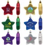 Shatter Resistant Flat Star Ornament -  