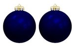 Shatterproof Fundraiser Ornament Round - USA MADE - Dark Blue