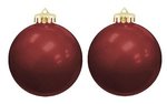 Shatterproof Fundraiser Ornament Round - USA MADE - Maroon