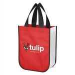 Shiny Non-Woven Shopper Tote Bag -  