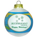 Buy Personalized Shrink Band Ornament - World Globe - 80mm