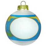 Shrink Band Ornament-World Globe 80mm -  