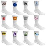 Side Imprint Crew Socks -  