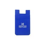 Silicone Dual Pocket Phone Wallet - Blue