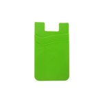 Silicone Dual Pocket Phone Wallet -  Green