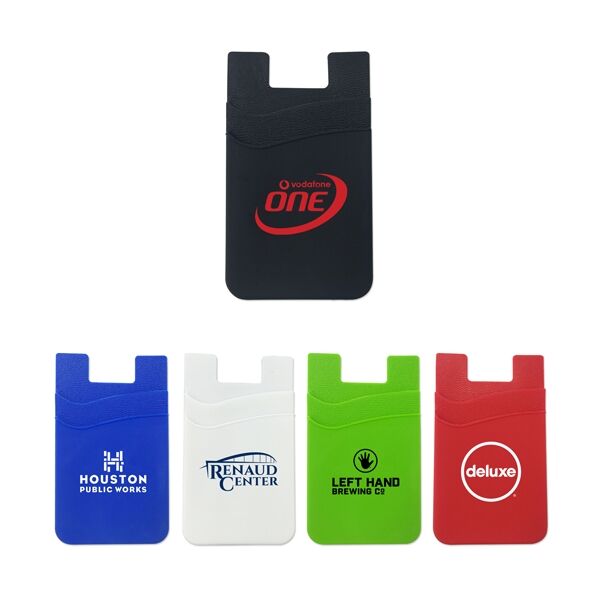 Main Product Image for Silicone Dual Pocket Phone Wallet
