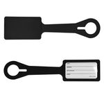 Silicone Luggage Tag - Black