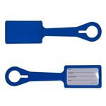 Silicone Luggage Tag - Blue