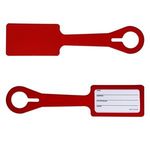 Silicone Luggage Tag - Red