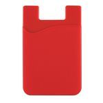 Silicone Phone Wallet - Red