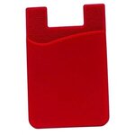 Silicone Phone Wallet - Red