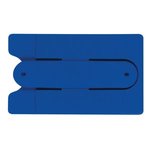 Silicone Phone Wallet with Stand - Blue