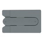 Silicone Phone Wallet with Stand - Gray