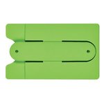 Silicone Phone Wallet with Stand - Lime