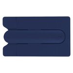Silicone Phone Wallet with Stand - Navy