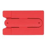 Silicone Phone Wallet with Stand - Red