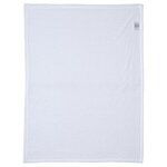Silk Touch Blanket 30- x 40- 300GSM Polyester - Full Color - Medium White