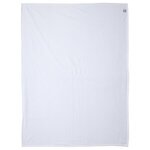 Silk Touch Blanket 50- x 60- 300GSM Polyester - Full Color - Medium White